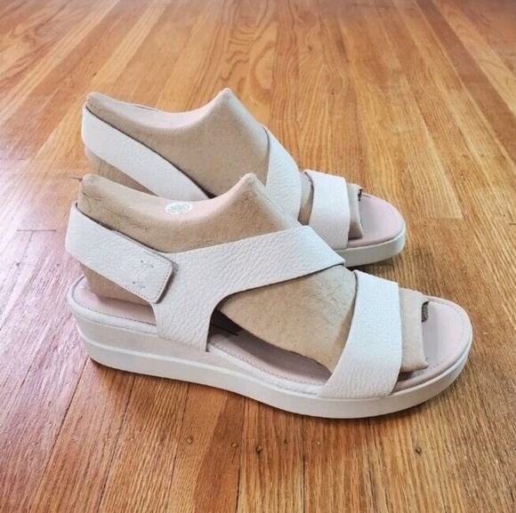 Ecco Touch Sandal Plateau Womens Sz 11 - 11.5 EU 42 - Picture 1 of 5
